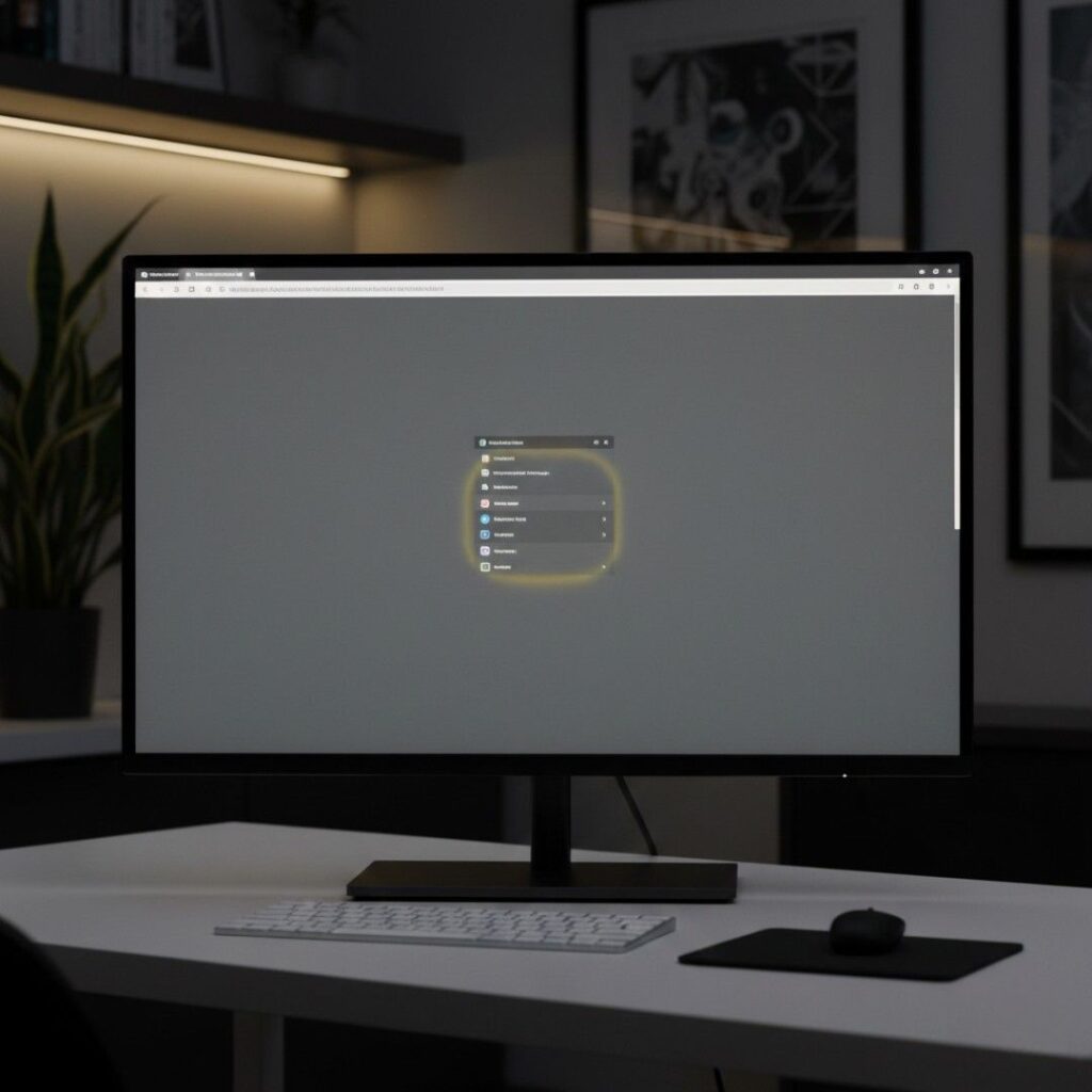 OLED monitor with faint ghost image retention