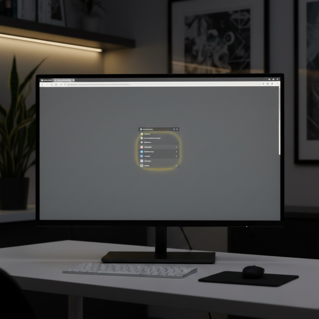 OLED monitor with faint ghost image retention