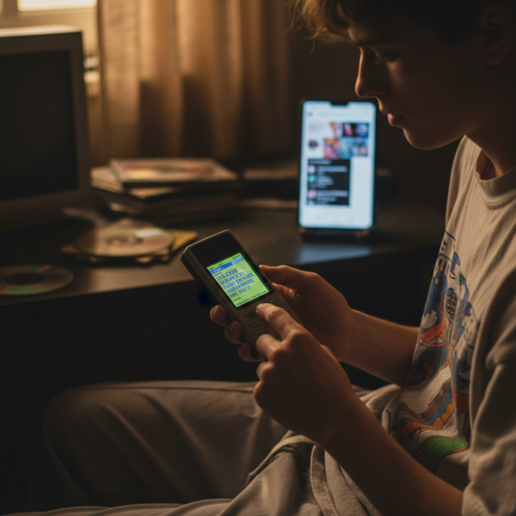 WAP internet page before smartphones