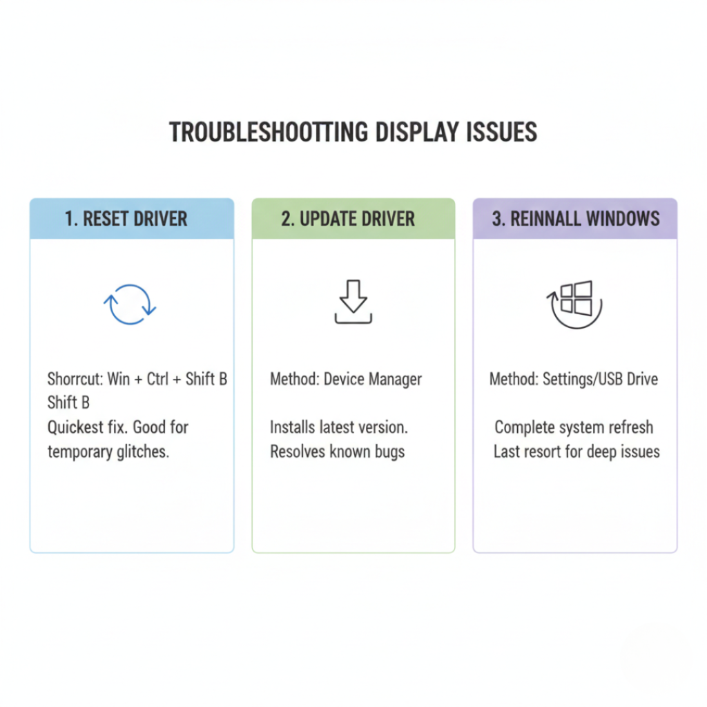 graphics driver - Comparison Table Visual