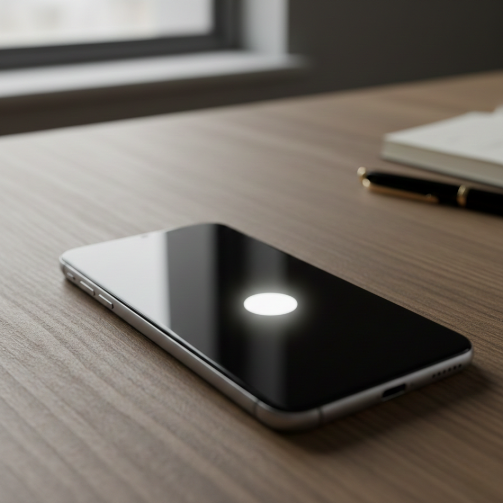 showing white spot on mobile screen