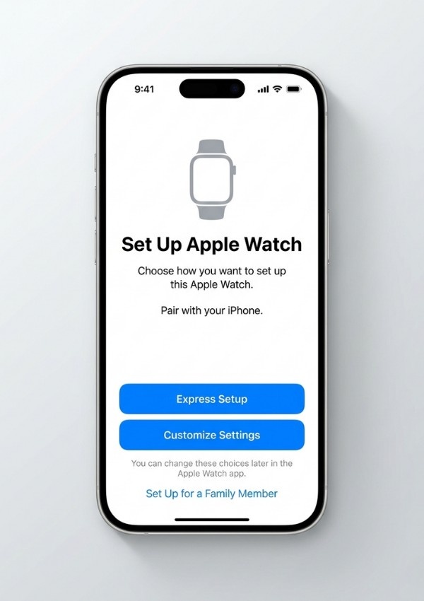 Clean product screenshot mockup of an iPhone screen